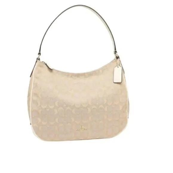 F29959 Zip Shoulder Bag in Signature Jacquard Im/dqc by Coach