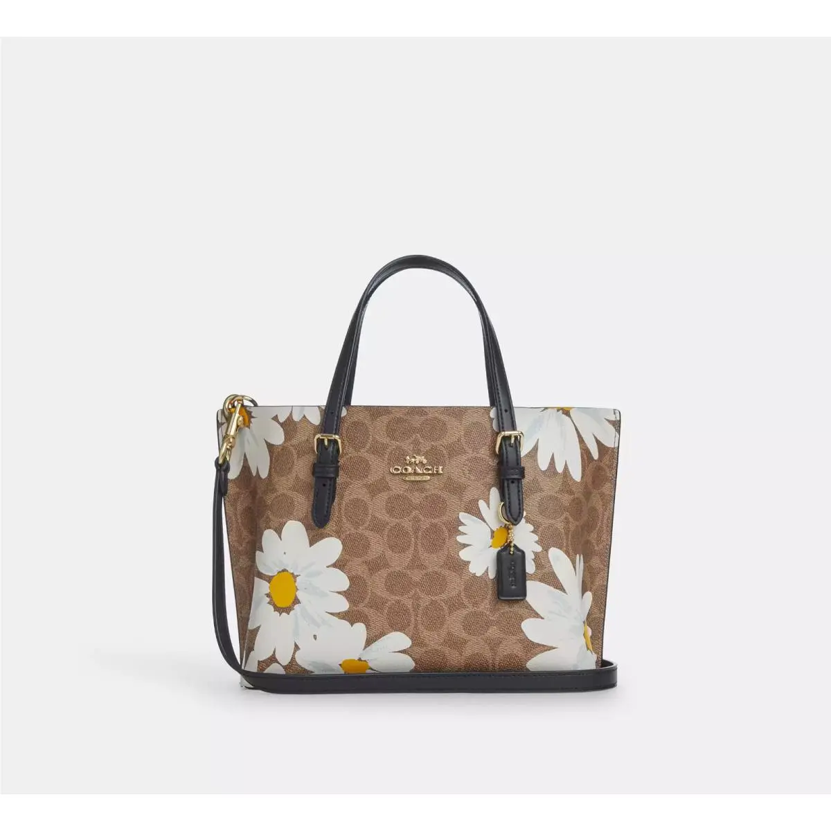 Coach Mollie Tote Bag 25 In Signature Canvas with Floral Print