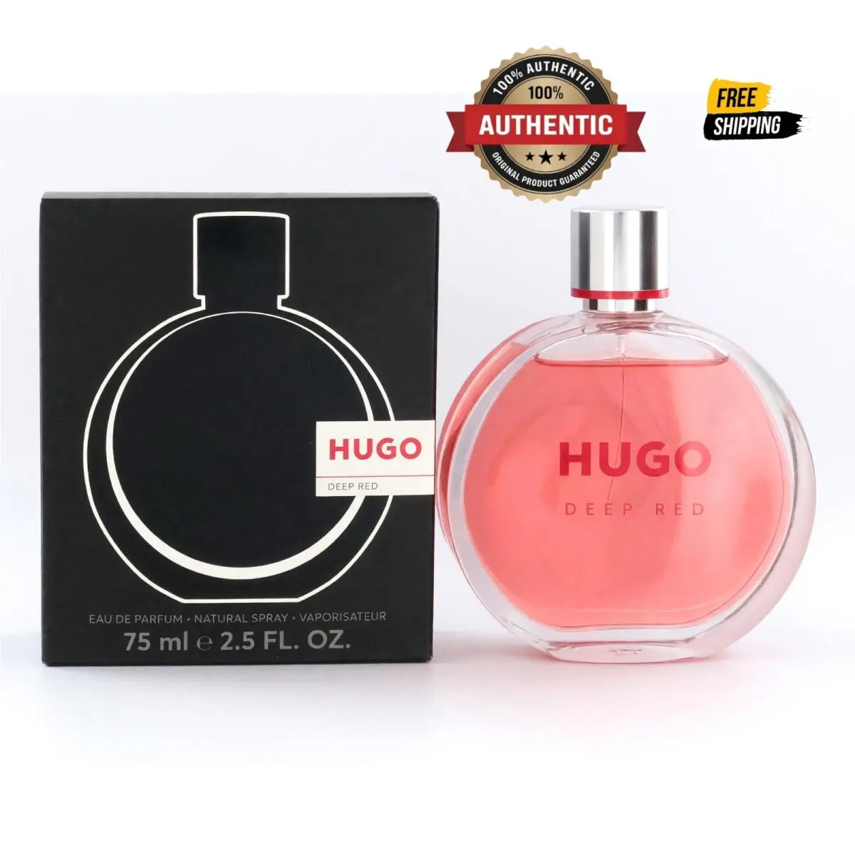 Deep Red by Hugo Boss 2.5 oz Edp Spray For Women