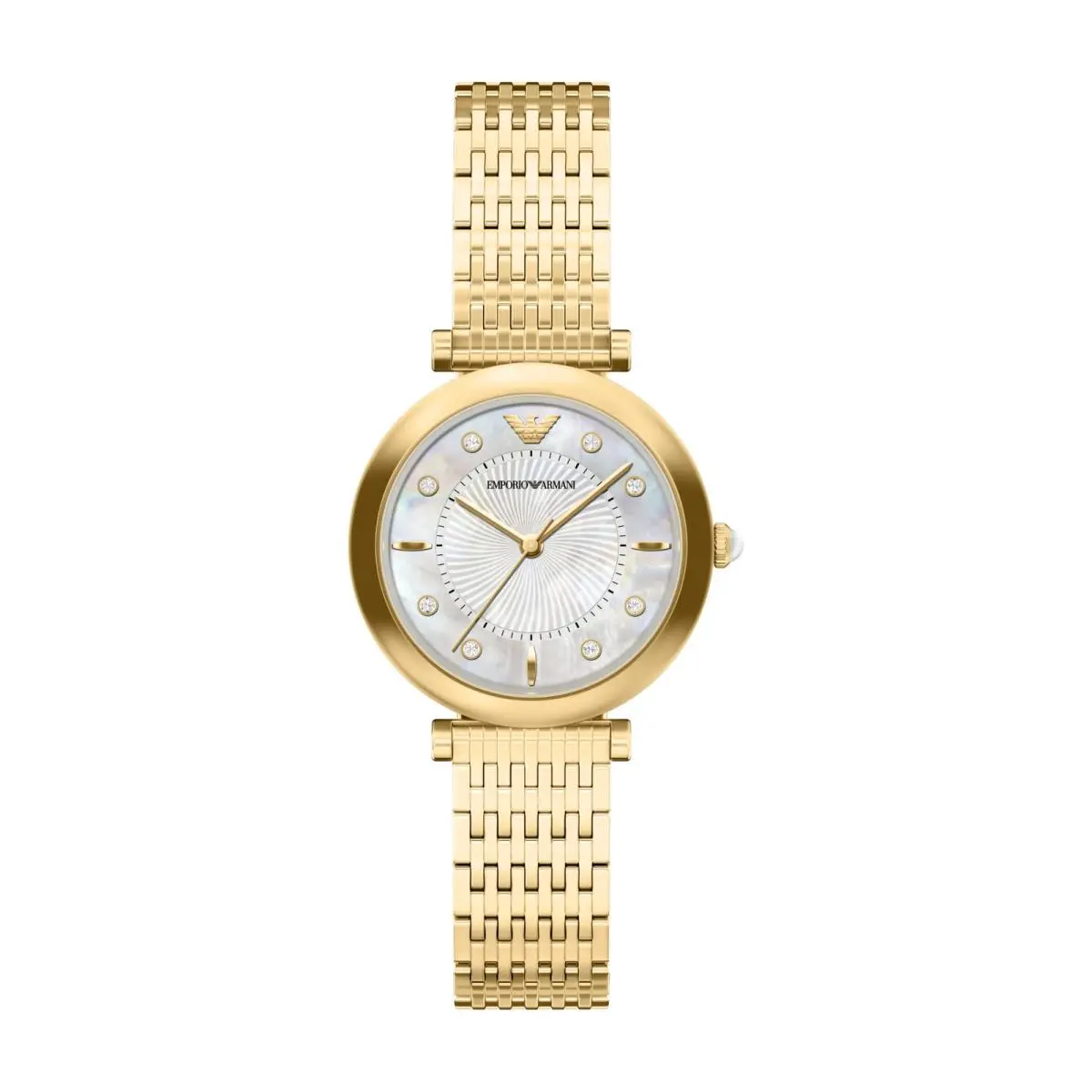Emporio Armani Women`s Archelia Three-hand Gold-tone Stainless Steel Gold by Armani Exchange