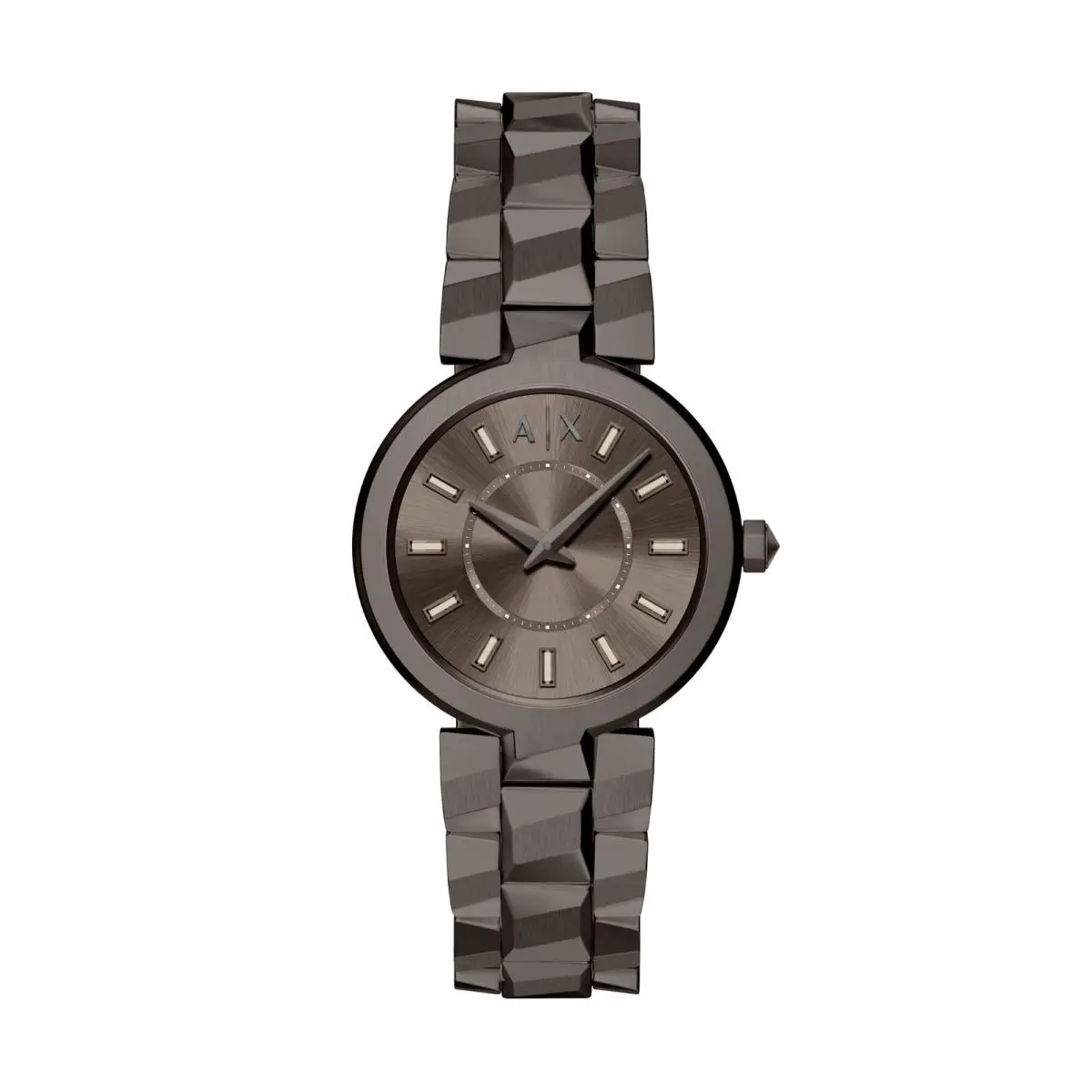 A X Women`s Audora Two-hand Brown Stainless Steel Watch by Armani Exchange