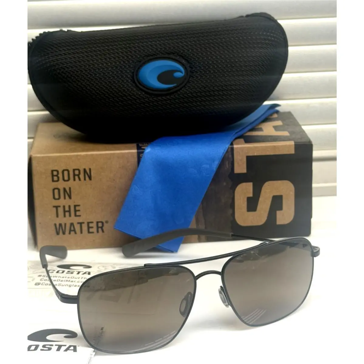Costa Del Mar Canaveral Polarized Sunglasses Black/copper Gradient Glass