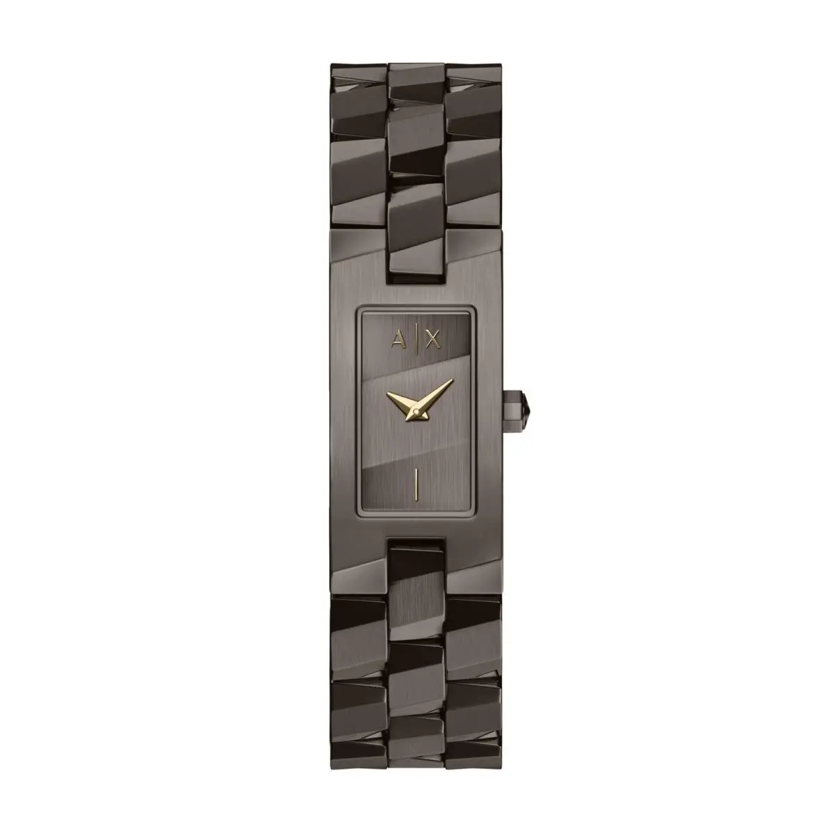 A X Women`s Two-hand Brown Stainless Steel Watch by Armani Exchange