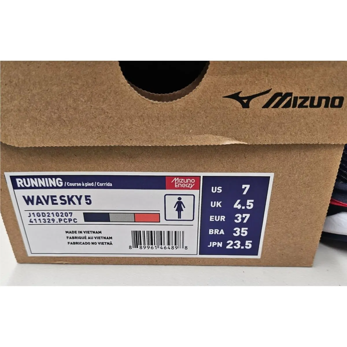 Mizuno shoes - Mizuno Wave Sky - Wave Sky - Blue 10