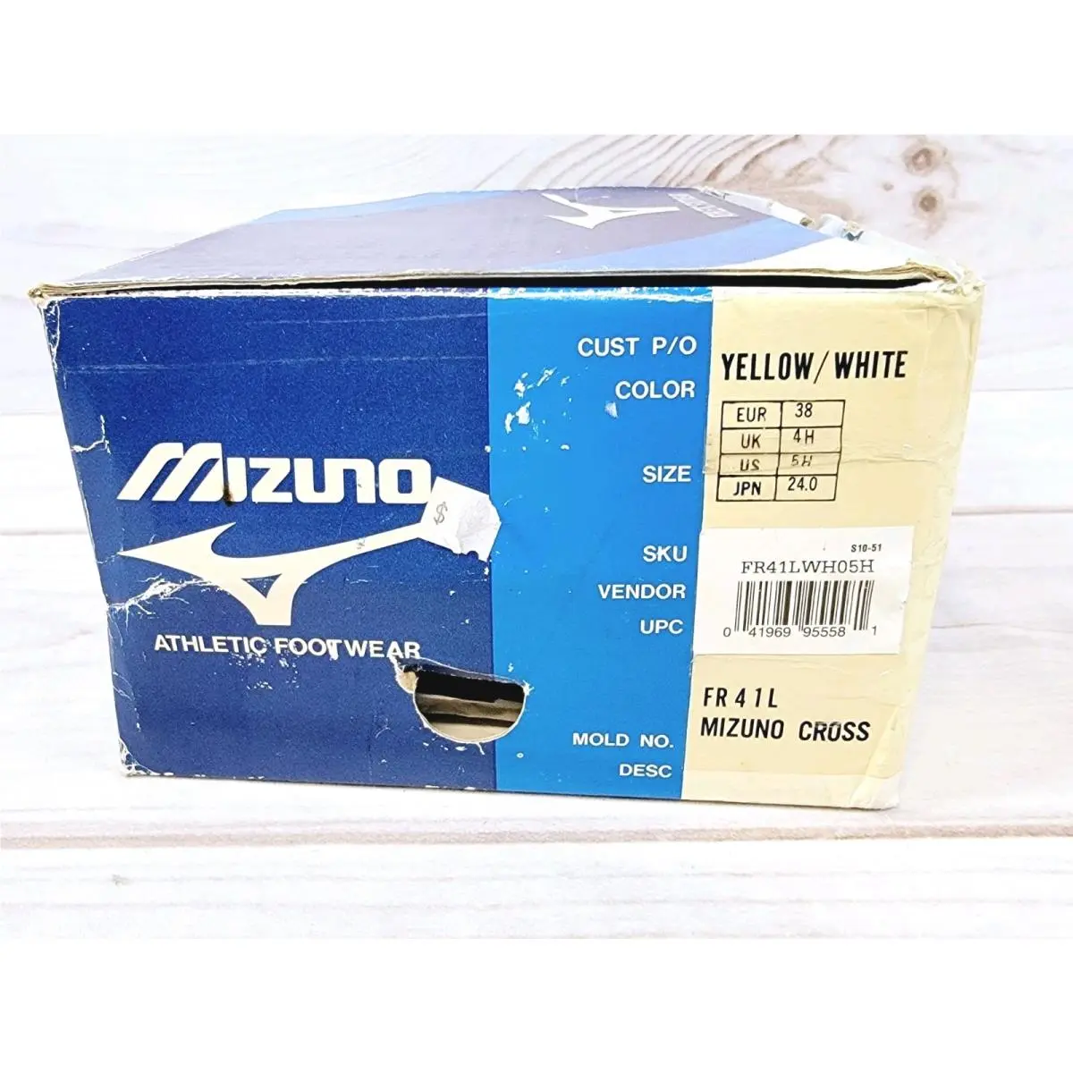 Mizuno shoes - Mizuno Cross - Cross - FR41LWH05H - White 19
