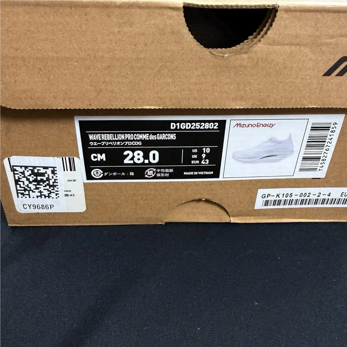 Mizuno shoes - Mizuno Wave Rebellion Pro 3 - D1GD252802 - White 10