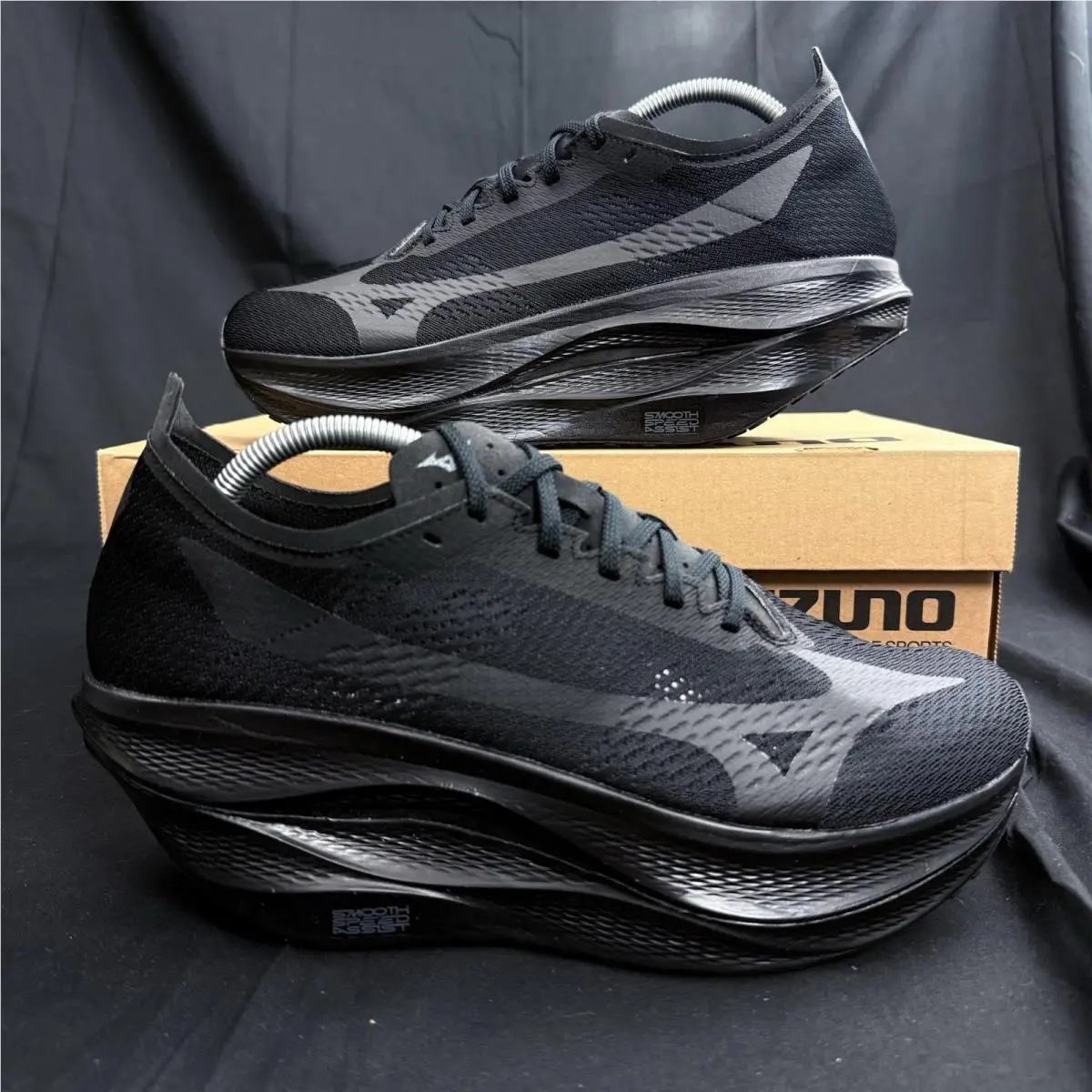 Mizuno Wave Rebellion Pro 3 Black Cdg Men’s 10.5 Womens 11.5 Comme Des Garçons