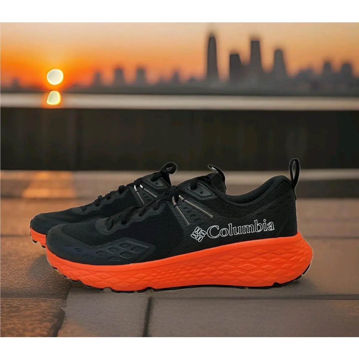 Columbia Men`s Konos Trs Omni Max Black/orange Shoes Size 11.5 BM2858-013