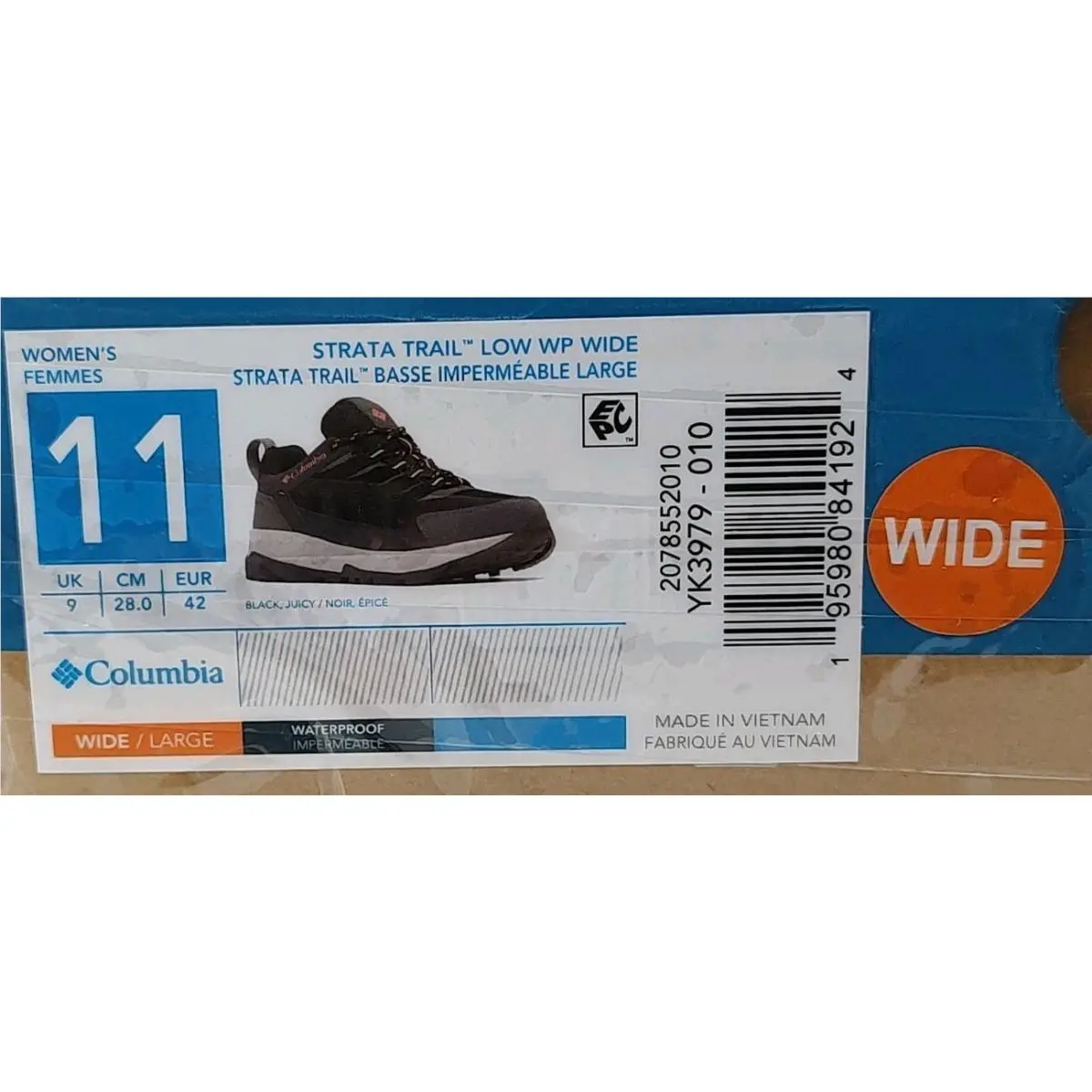 Columbia shoes - Columbia Strata - Strata - YK3979-010 - Gray (UPC: 195980841924) 3