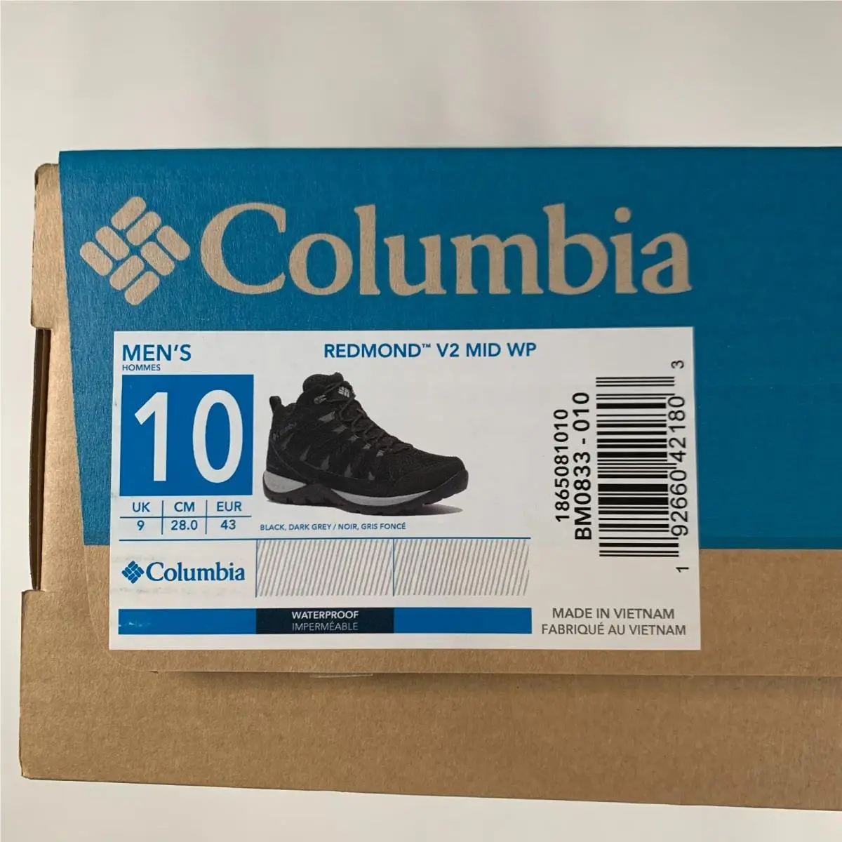 Columbia shoes - Columbia Redmond V2 - Redmond - Black 5