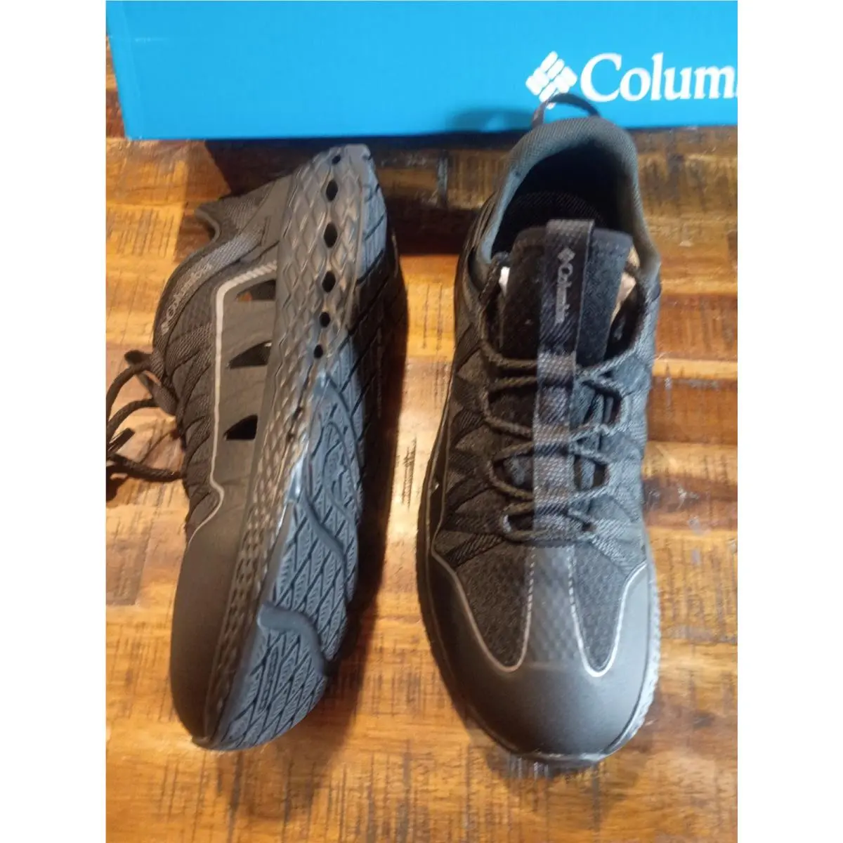 Columbia shoes - Columbia Drainmaker ATV WATER FISH HIKE - Black/Stratus 6