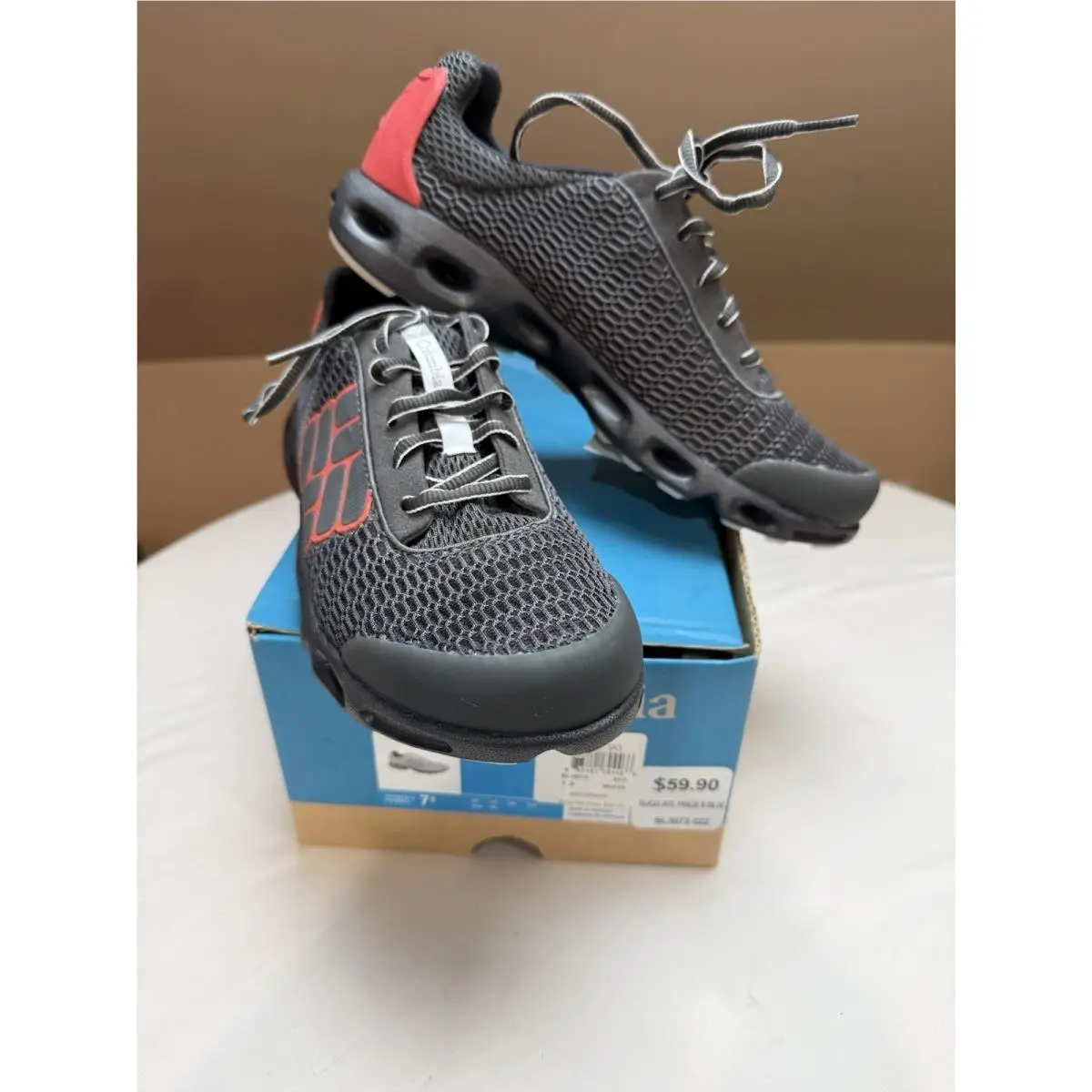 Women’s Shoes Columbia Drainmaker Size 7.5 Gray Orange
