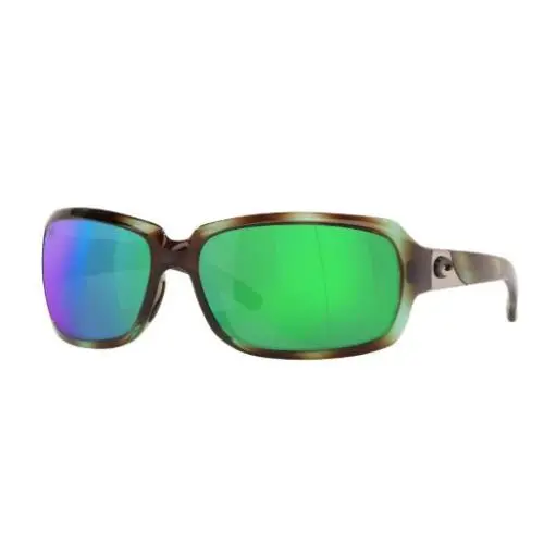 Costa Del Mar Sunglasses Isabela 64-16-120 Tortoise / Green Mirror 580P