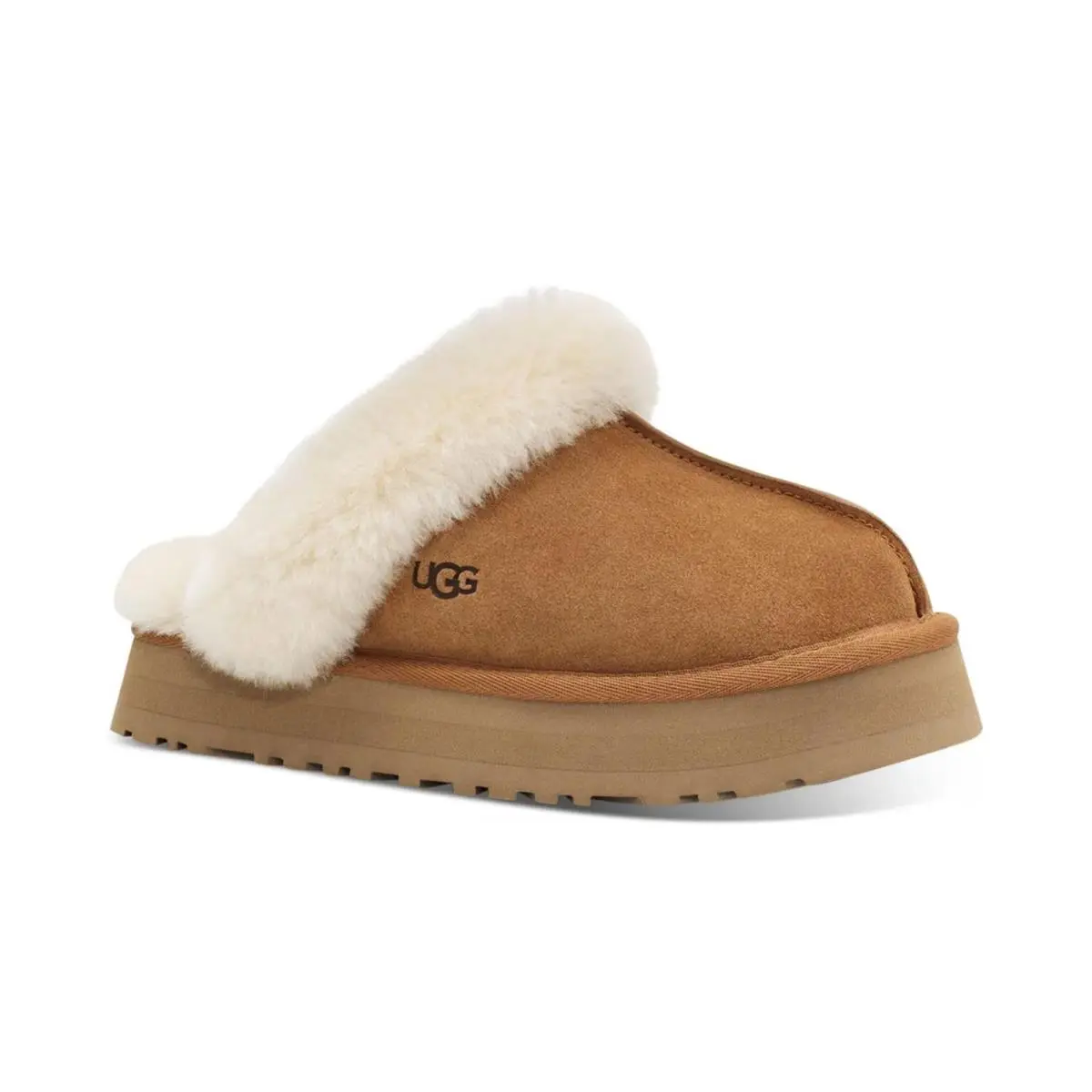 Women`s Ugg Disquette Clog Slipper Chestnut