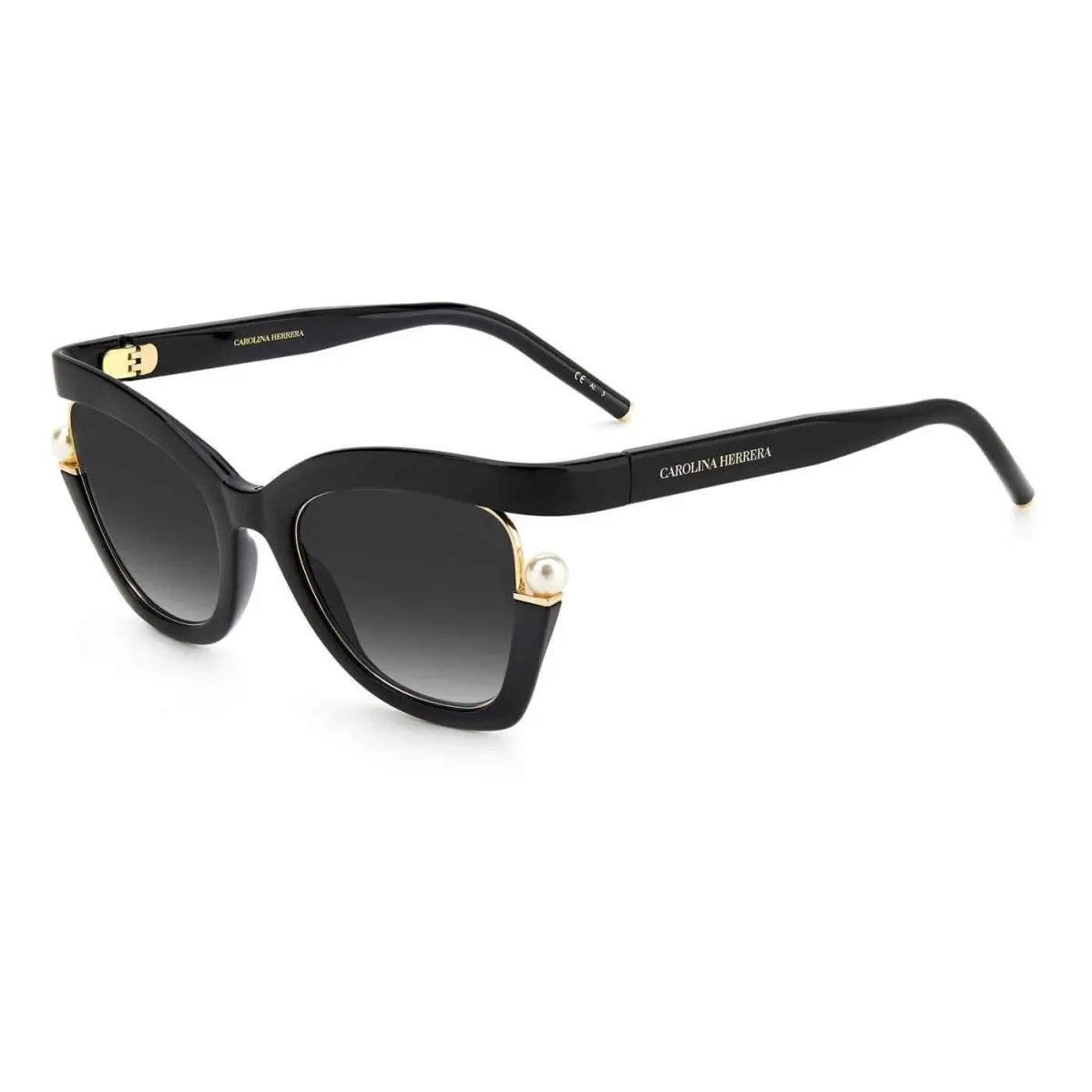 CH 0002 Sunglasses 0807 Black by Carolina Herrera