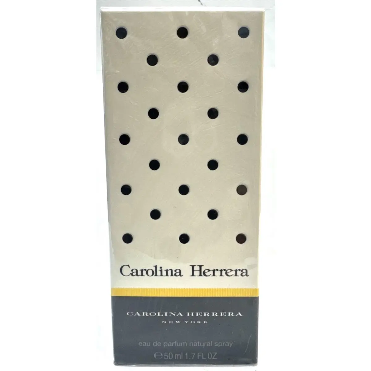 Vintage Carolina Herrera Eau de Parfum 1.7oz Natural Spray Creased Seal