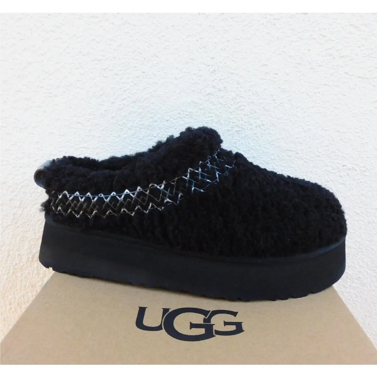 UGG shoes - UGG Tazz UGGbraid - Tazz braid - Black (UPC: 196565774484) 1