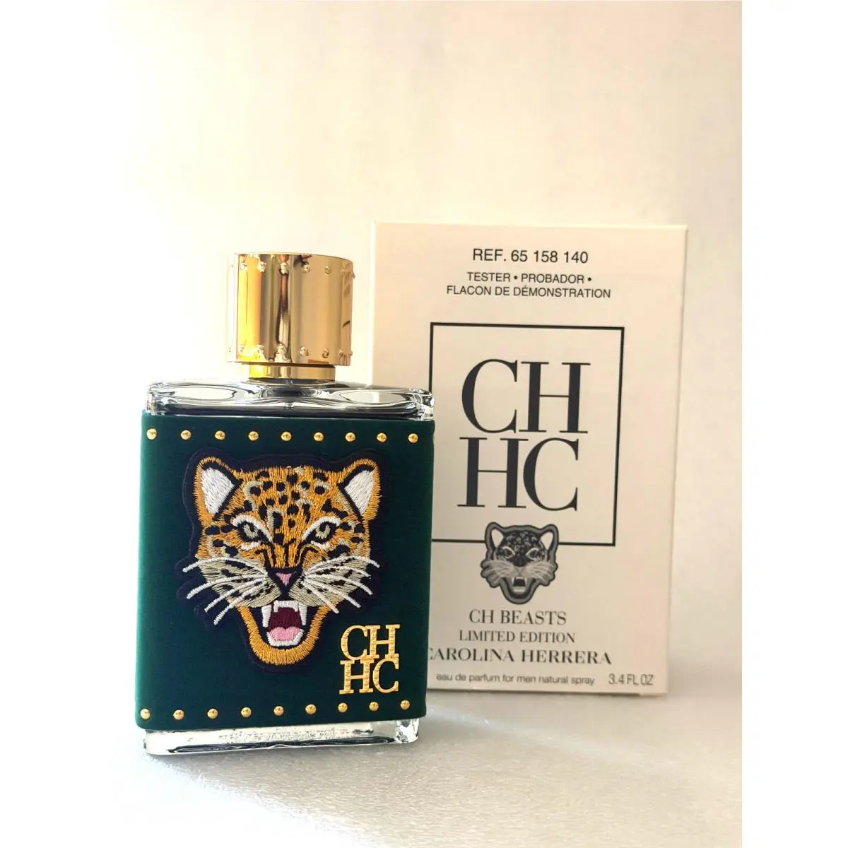 Carolina Herrera CH Beasts 3.4 oz Eau De Parfum Spray Men`s Limited Ed Sample