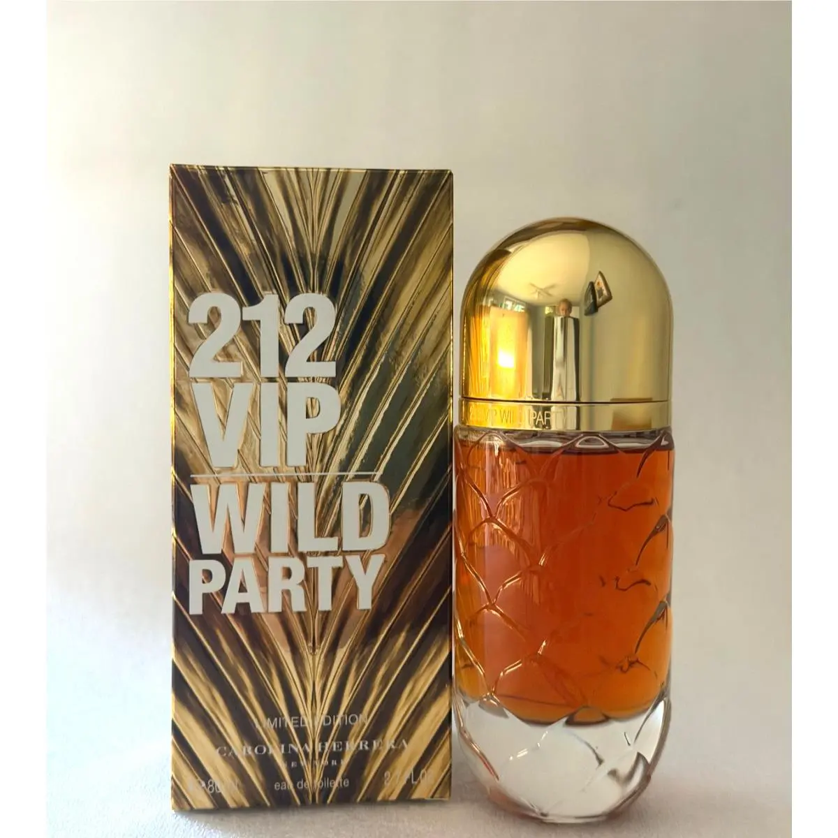 Carolina Herrera 212 Vip Wild Party 2.7 oz Eau De Toilette Spray Limited Edition