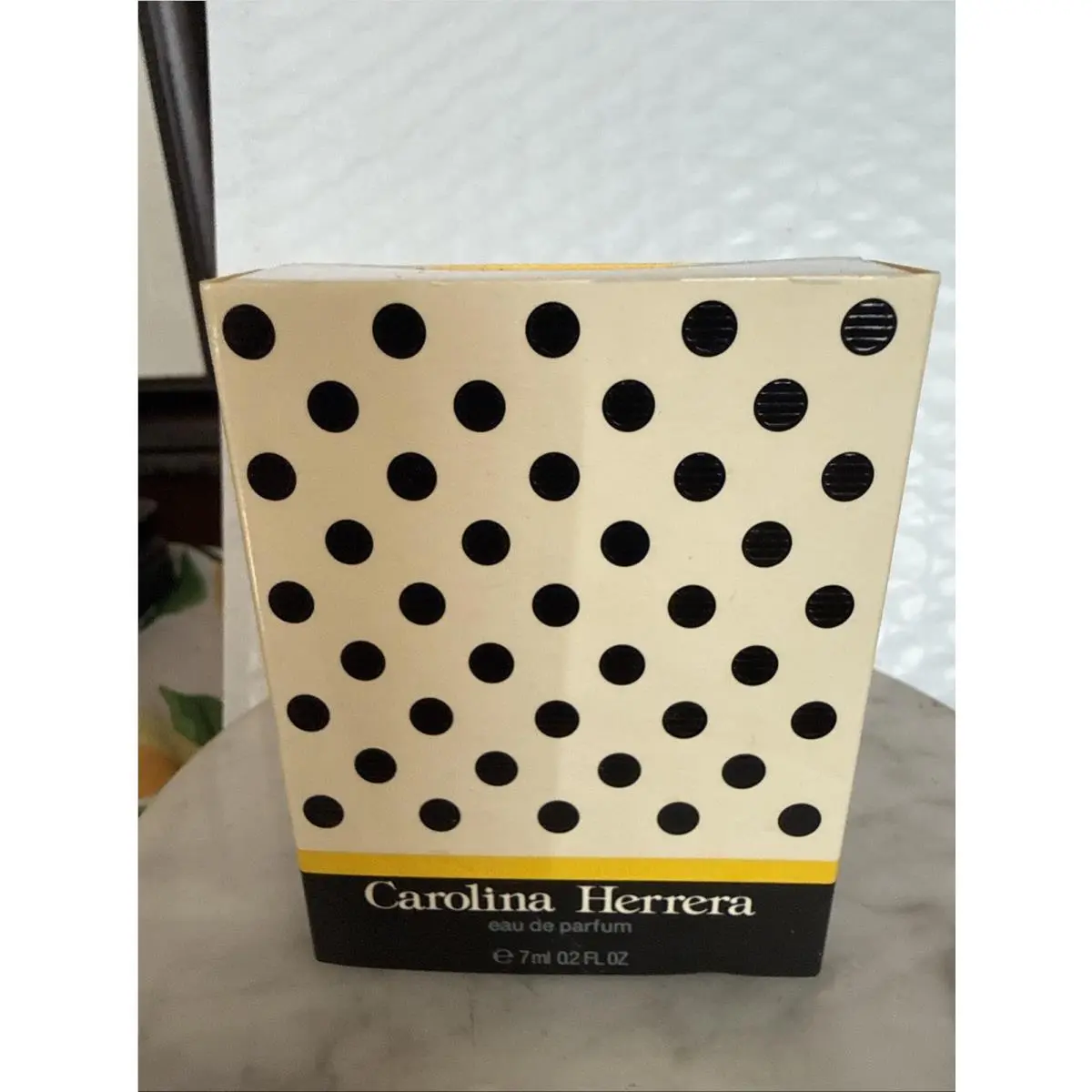 Vintage Carolina Herrera Edp Parfum Splash Mini 7ml .02 Oz