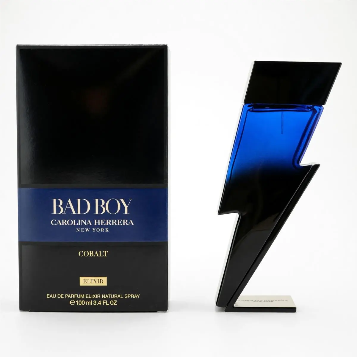 Bad Boy Cobalt Elixir by Carolina Herrera 3.4oz Edp Elixir Spray Men