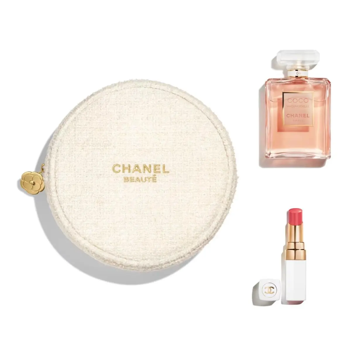 Chanel The Signature Coco Mademoiselle Look Set Edp 1.7oz Rouge Coco Baume 918 Myrose