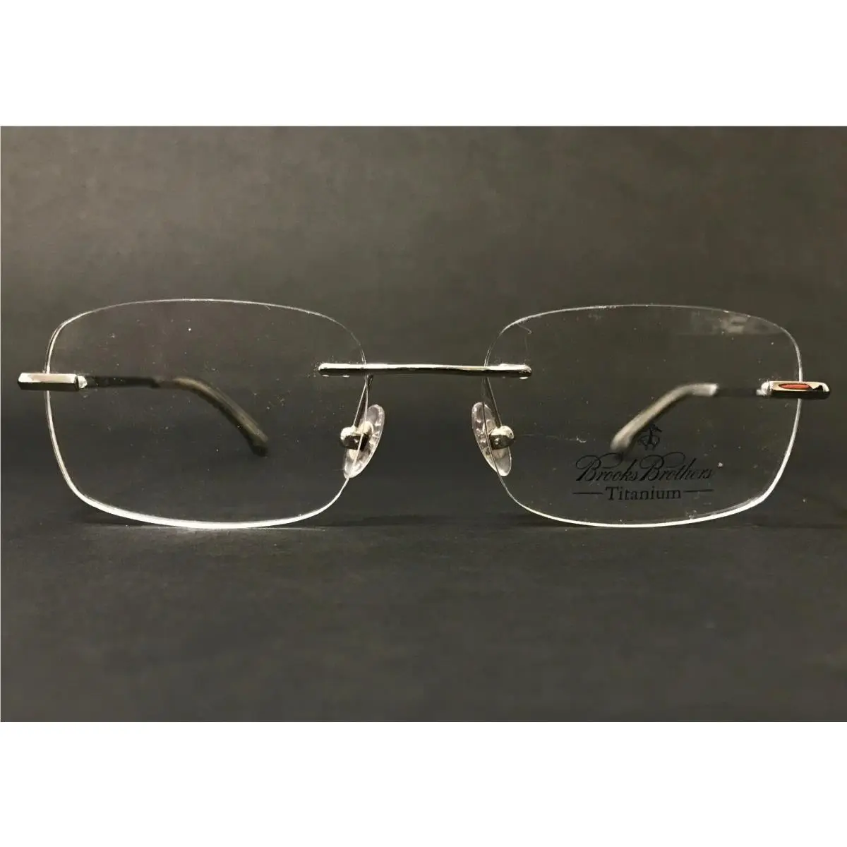 Brooks Brothers Eyeglasses Frames BB495T 1558T Silver Square 52-18-140