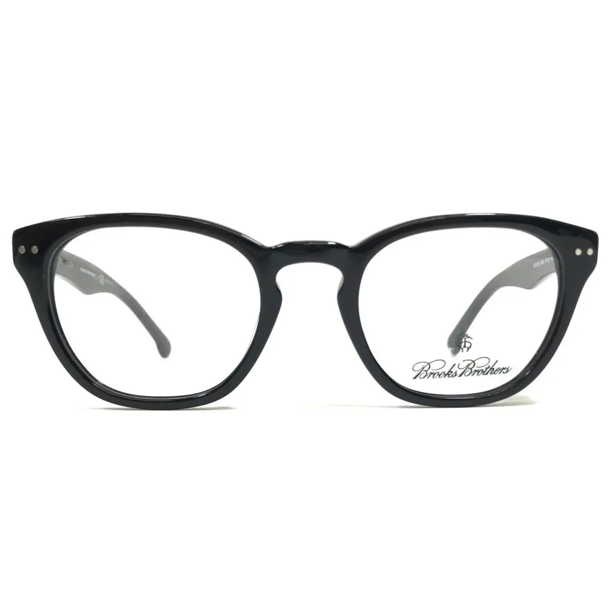 Brooks Brothers Eyeglasses Frames BB2005 6000 Black Square Full Rim 47-20-140