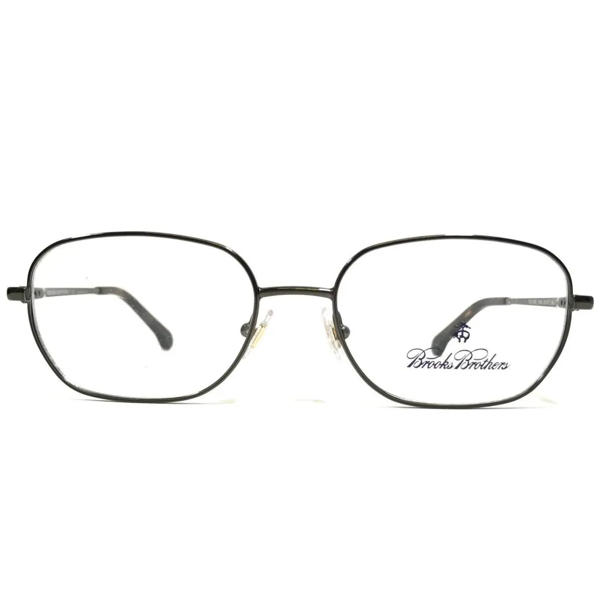 Brothers Eyeglasses Frames BB1005 1616 Gray Hexagon Wire Rim 51-17-140 by Brooks