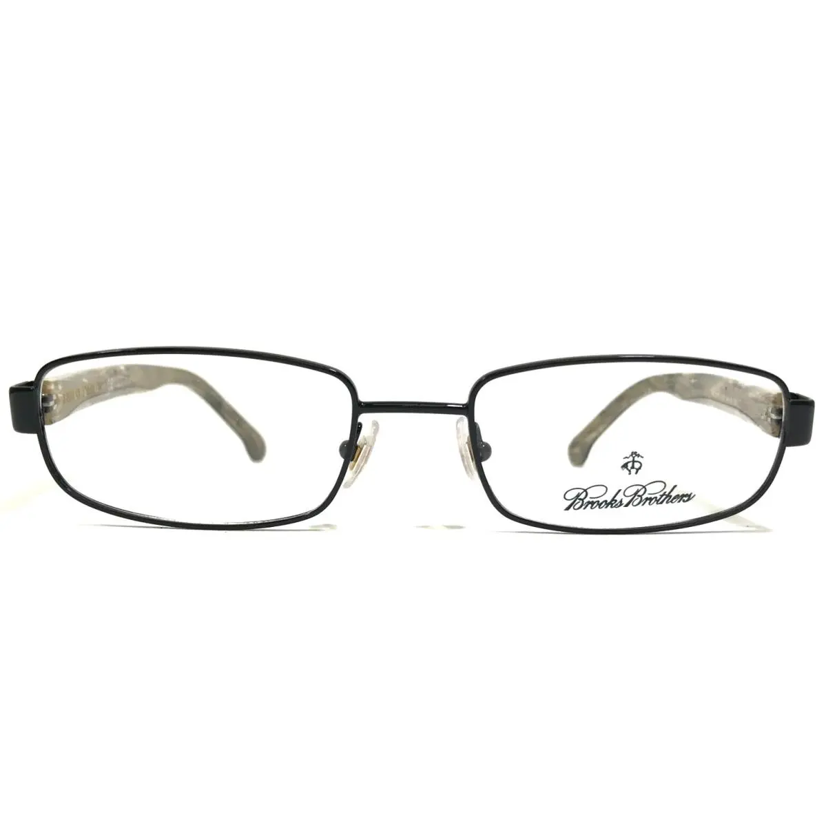 Brothers Eyeglasses Frames BB1010 1536 Black Brown Rectangular 54-19-145 by Brooks
