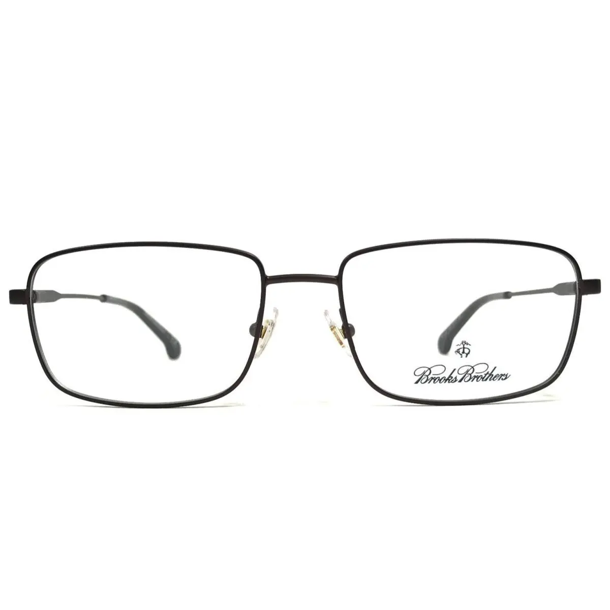 Brooks Brothers Eyeglasses Frames BB1034 1643 Brown Rectangular 55-17-145