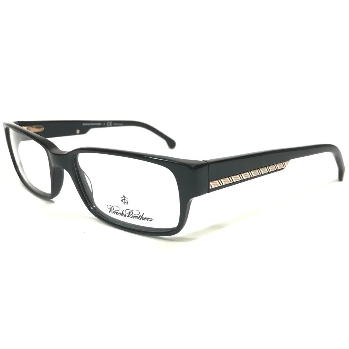 Brooks Brothers Eyeglasses Frames BB732 6000 Black Rectangular 54-17-140