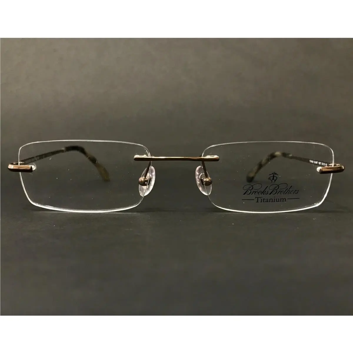 Brooks Brothers Eyeglasses Frames BB496T 1582T Brown Rectangular 53-19-140