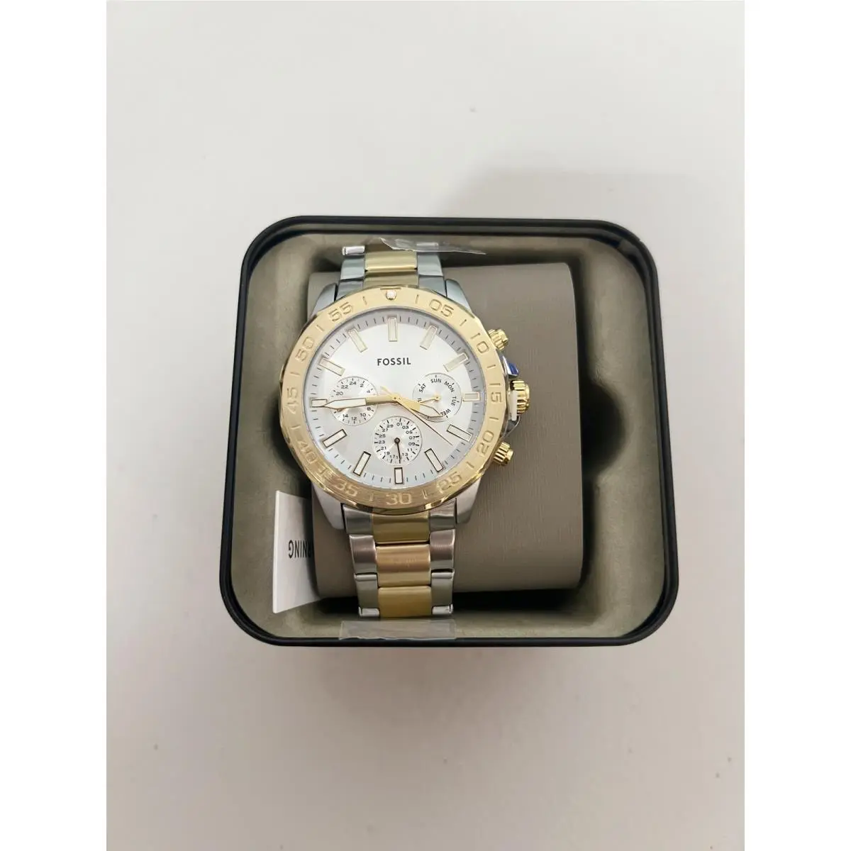 BQM2707 Bannon Multifunction Two-tone Stainless Steel Watch by Fossil