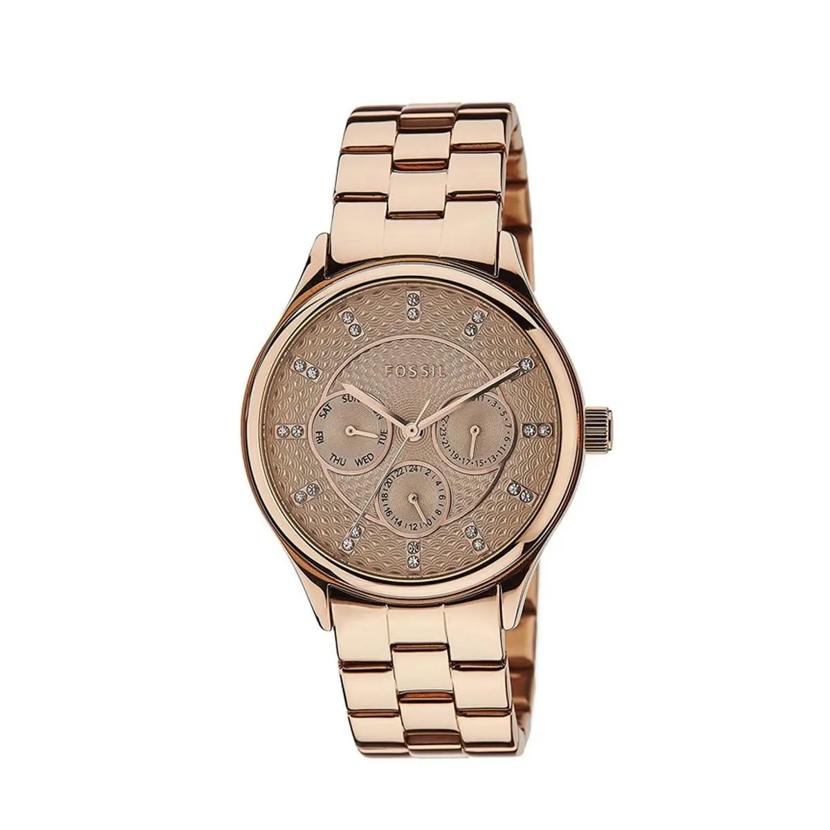 BQ1561 Ladies Watch One Size Rose Gold by Fossil