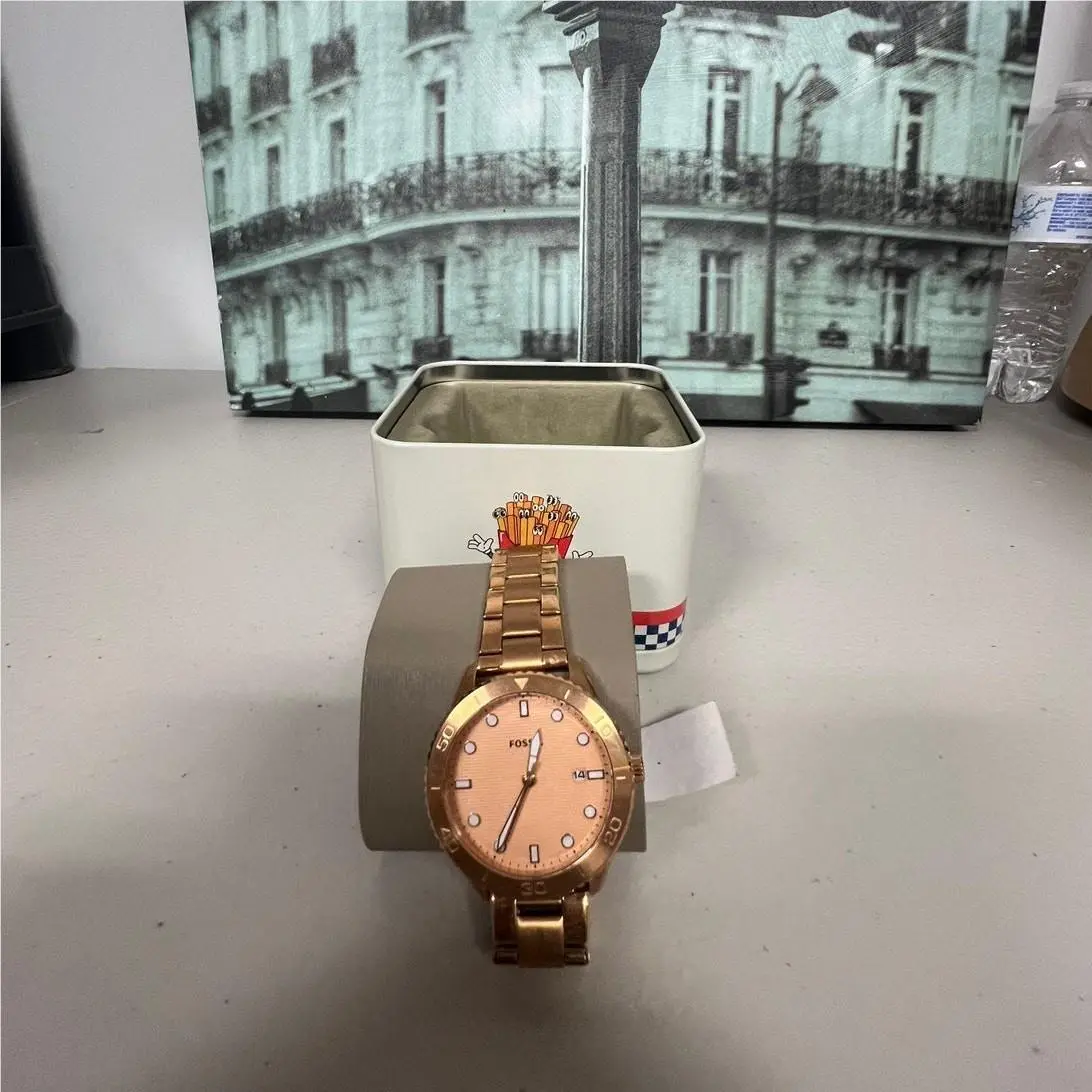 BQ3596 Women`s Rose Gold Watch Stainless Steel by Fossil