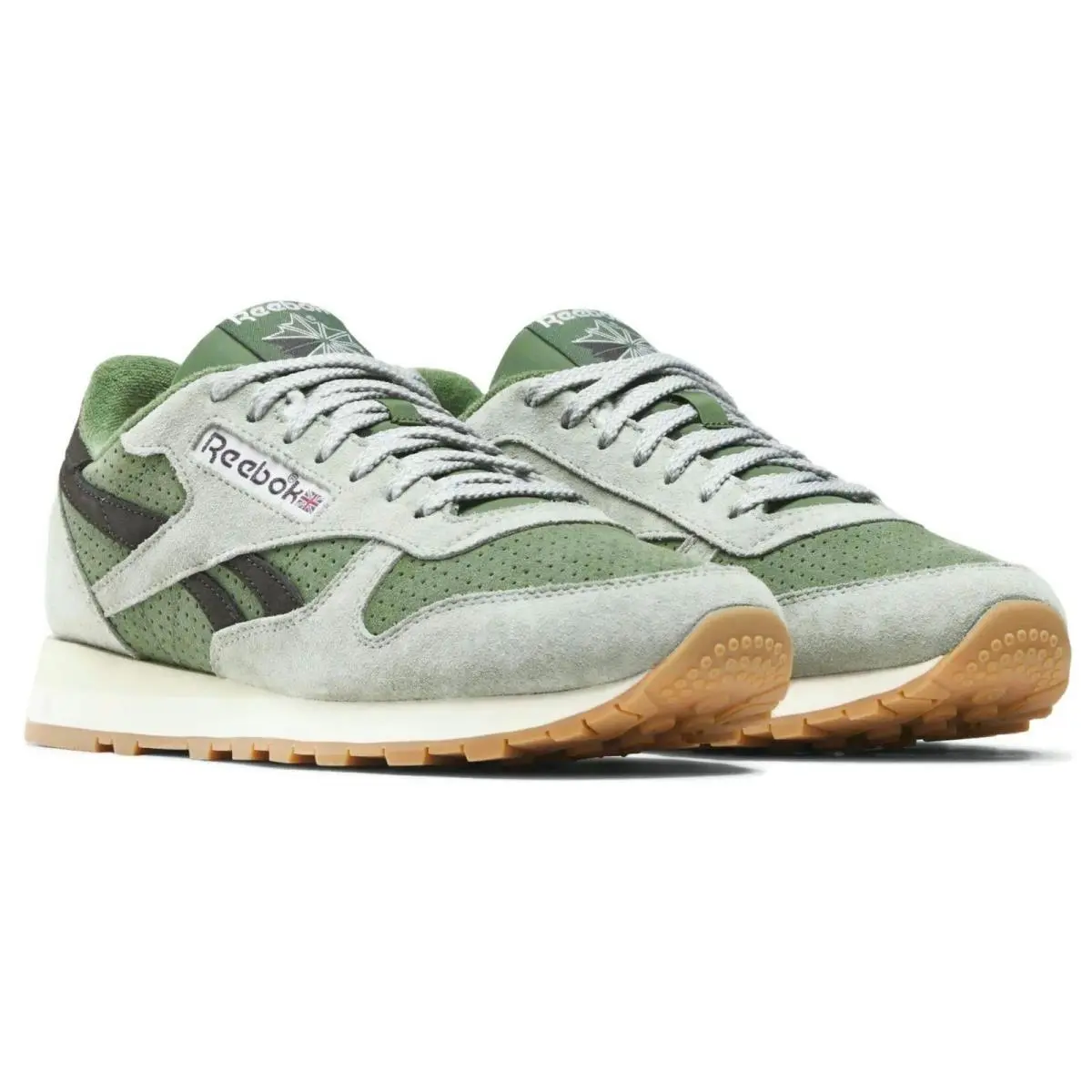 Reebok shoes - Reebok Classic Leather Ripple - Classic Leather Ripple - Green, Manufacturer: Hazygreen/Legacygreen/Gum 7