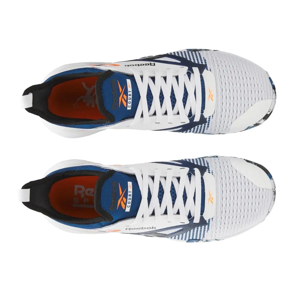 Reebok shoes - White/Blue 3