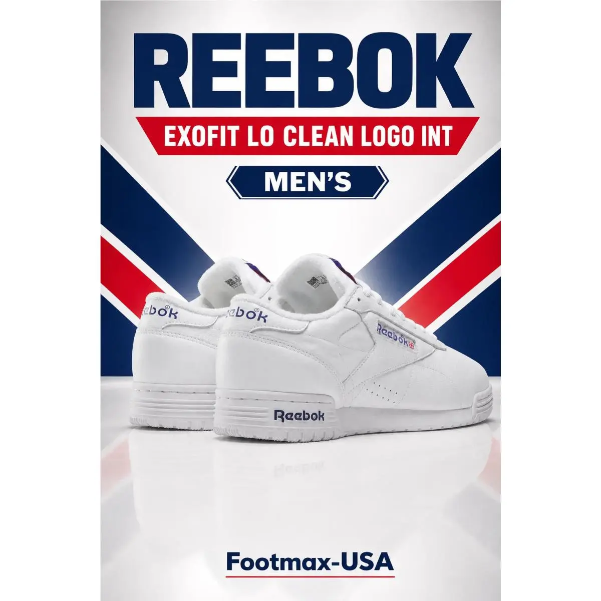 Reebok shoes - Reebok Exofit Lo Clean Logo Int. - 100000169 - White / Royal - See item description for color 6