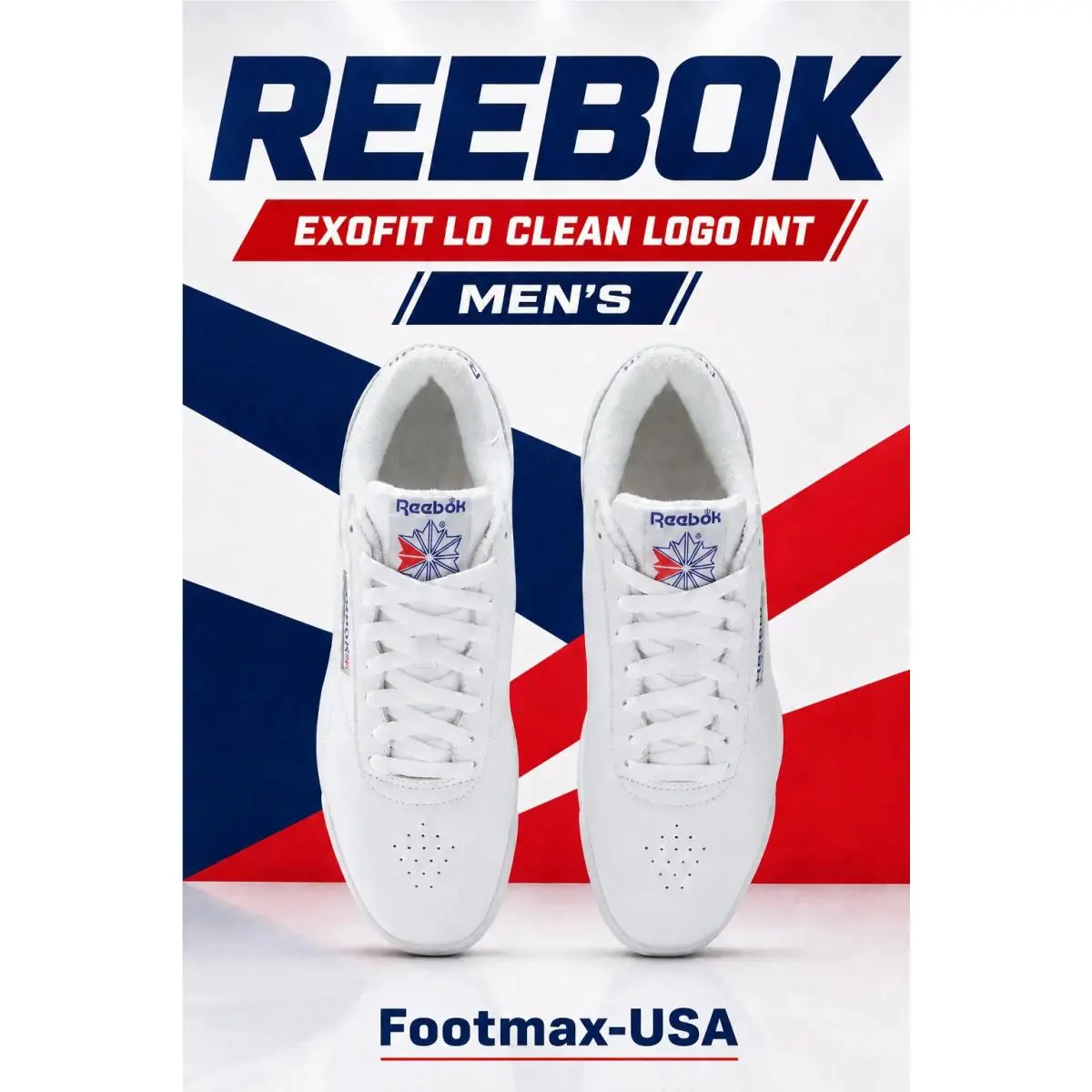Reebok shoes - Reebok Exofit Lo Clean Logo Int. - 100000169 - White / Royal - See item description for color 7