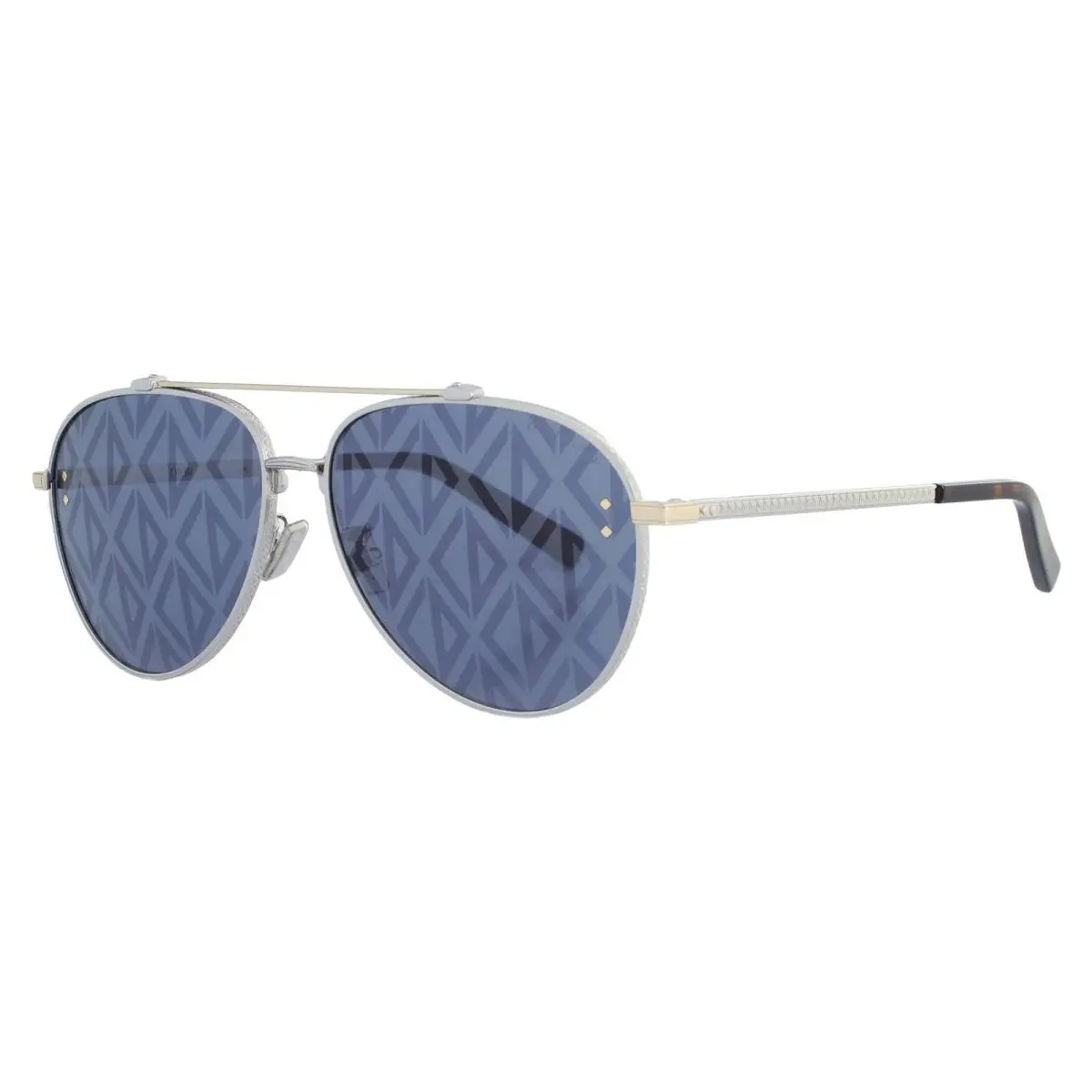 Dior CD Diamond A1U Blue Logo Pilot Men`s Sunglasses DM40090U 16V 59