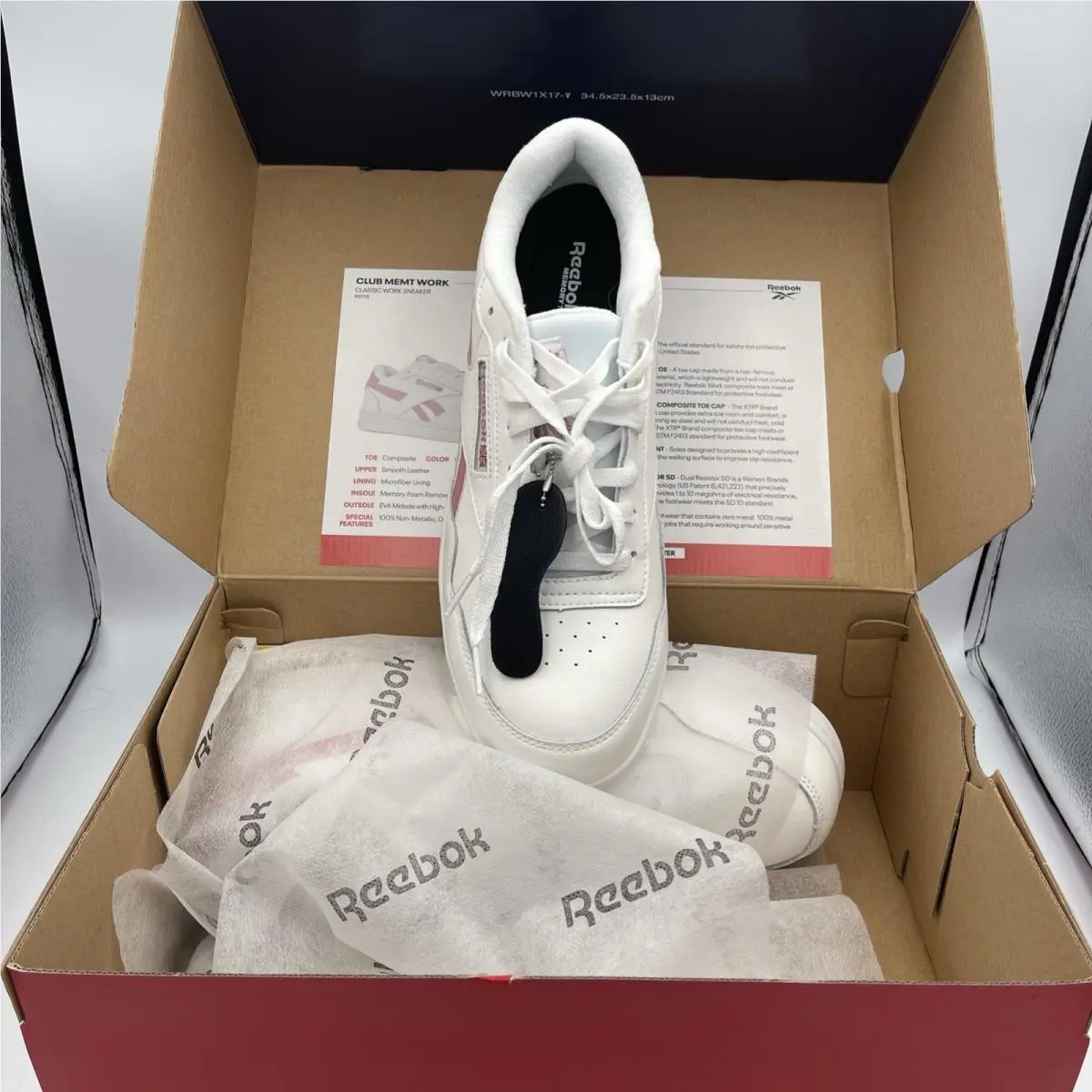 Reebok shoes - Reebok Classic - Classic - FV0173 - white with pink stripe (UPC: 690774563070) 15