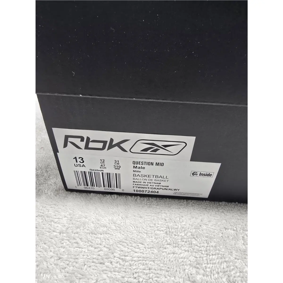 Reebok shoes - Reebok Question - Question - 100072404 - White Grape 8