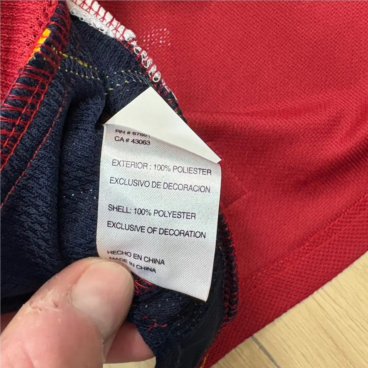 Reebok clothing - Red 9