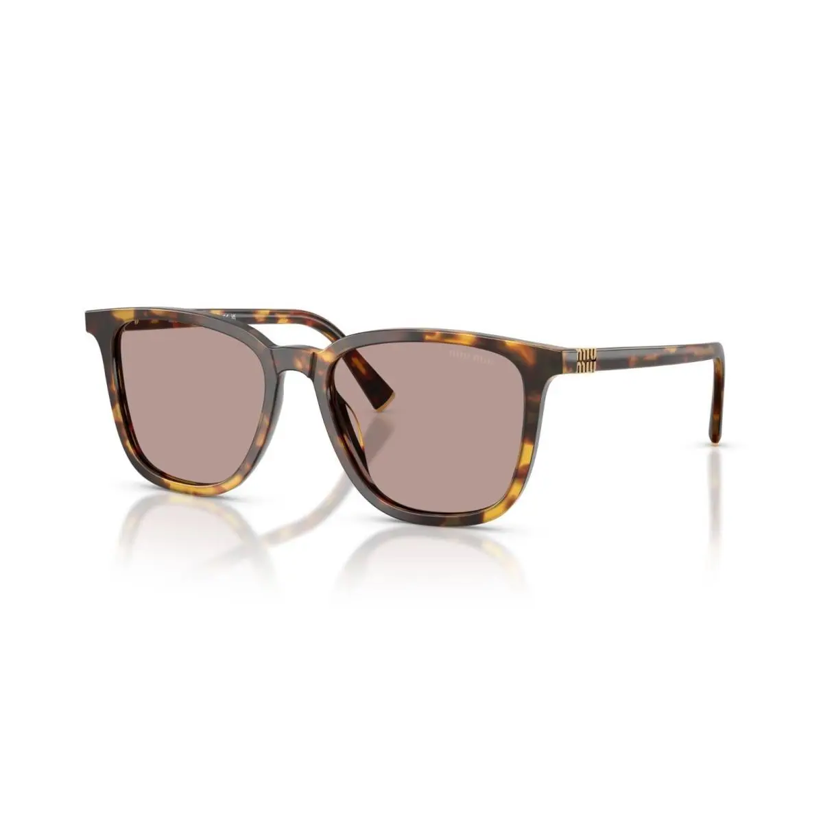 Miu Miu MU B03S Honey Havana/purple Brown 14L20I Sunglasses