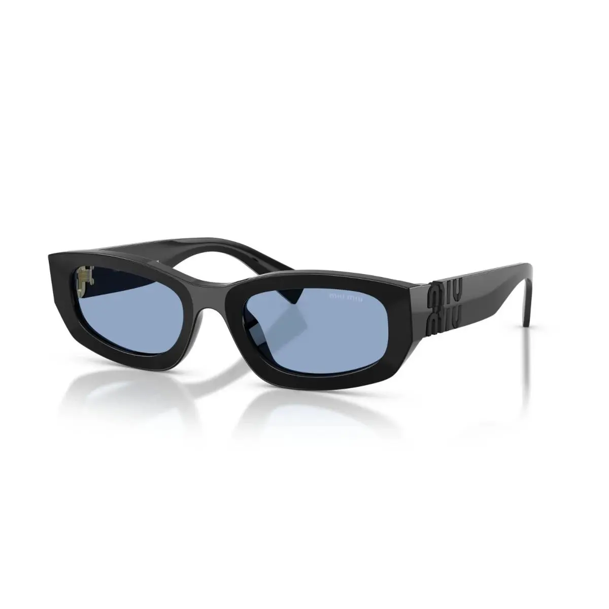 Miu Miu MU B04S Black/light Blue 16K30U Sunglasses