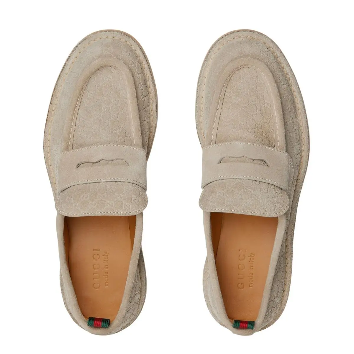 Gucci shoes - Gucci Moreau Penny Loafer - Moreau Penny Loafer - 831289 - Oatmeal 8