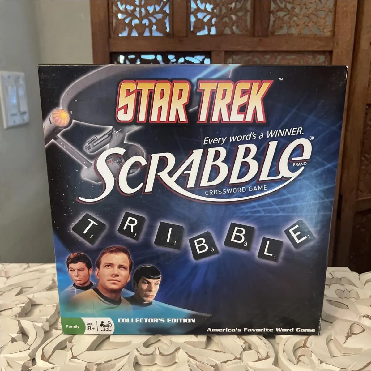 Scrabble Star Trek Collectors Edition Board Game Hasbro 2009 Fun