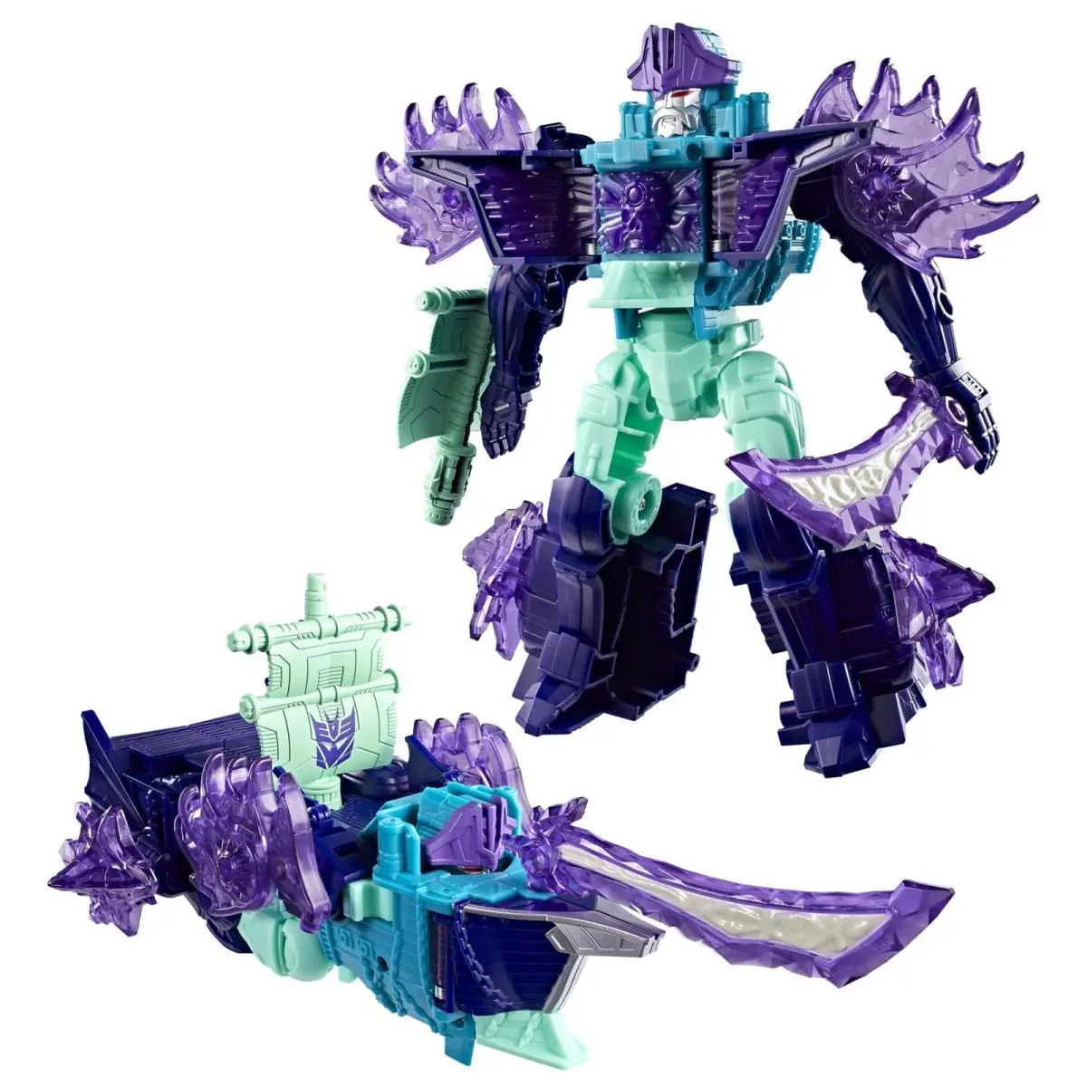 Transformers Toys Cyberworld Scourge Ultimate Cyber Changers 6.5-inch Action