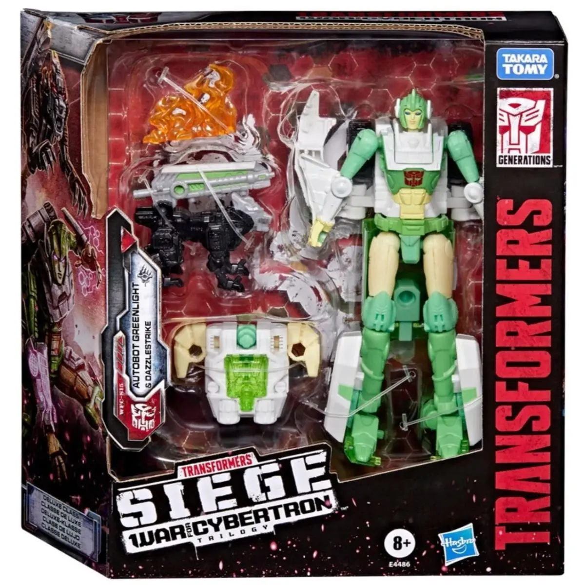 Transformers Generations War For Cybertron WFC-S15 Greenlight and Dazzlestrike